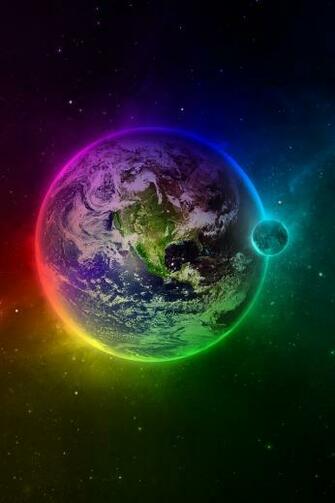 Colorful Earth iPhone 4s Wallpaper iPad