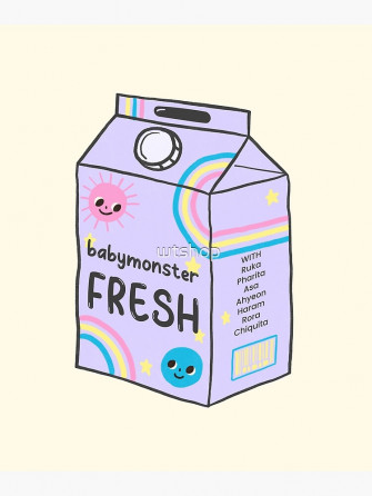 Babymonster Fresh Juice Box Kpop Shirt For Fans Gift