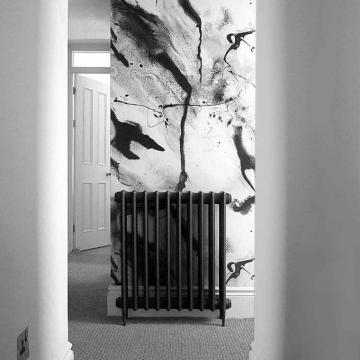 Whirling Dervish Wallpaper White Panels Rouse Home