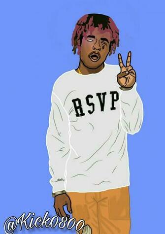 Mayn On Lit Pic In Lil Uzi Vert Cartoon Bape Art