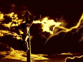 Jesus Christ Crucifixion Wallpaper Set
