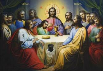Wallpaper The Last Supper Religion