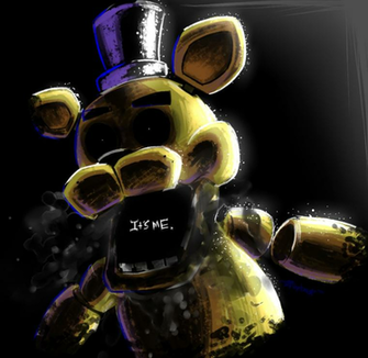 Golden Freddy It S Me Speedpaint By Neppyneptune On