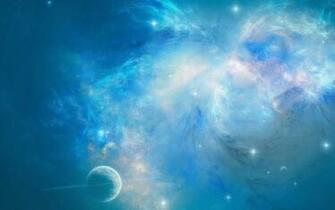 Wallpaper Blauen Planeten Raum Kosmos Widescreen Auf Dem