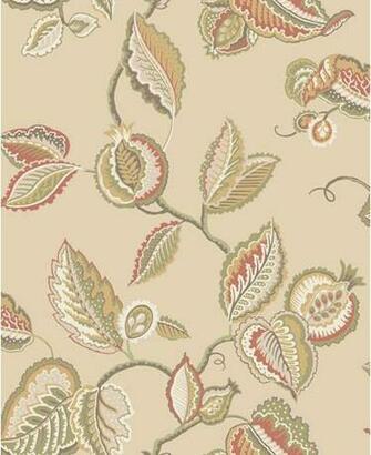 Waverly Classics Multi Colored Wallpaper Traditional