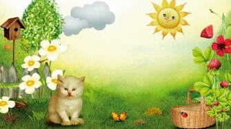 Cartoon Garden Wallpaper Gallery