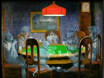 Dogs Playing Poker Wallpaper Wallpaperin4k Net