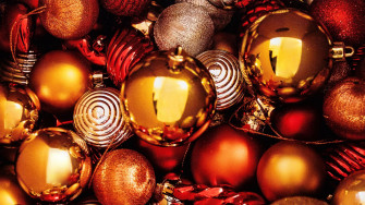 Wallpaper Christmas Balls Full HD