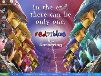 Red Vs Blue Desktop By Kovitlac Customization Screenshots