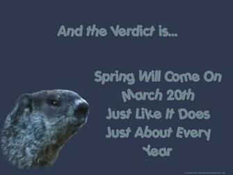 Groundhog Day Wallpaper Background For Desktop Featuring A