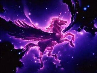 Lighted Unicorn Wallpaper
