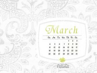 March Calendar Wallpaper1024x768