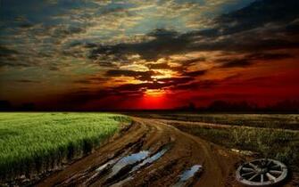 Rural Landscape HD Desktop Wallpaper