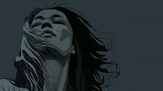 Wallpaper Girl Portrait Face Hair Full HD 1080p