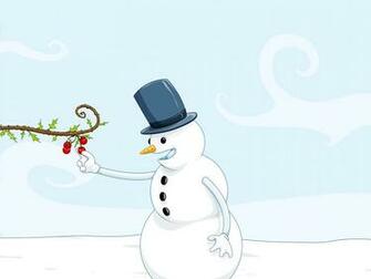 Cute Snowman Winter HD Wallpaper Desktop