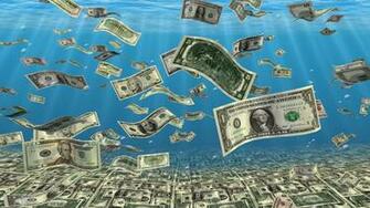 Set As Wallpaper From The Drop Down Menu 3d Falling Money