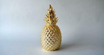 Ceramic Golden Pineapple Andrew Macgregor Print