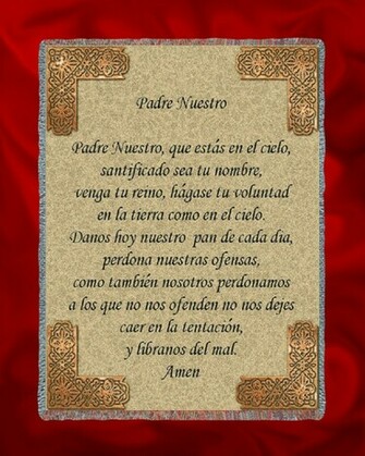 Lords Prayer Wall Cross For