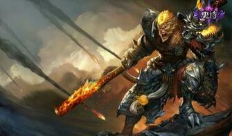 Cn General Wukong Official League Of Legends Splash Art