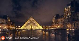 Pyramide Du Louvre From R Travel Widescreenwallpaper