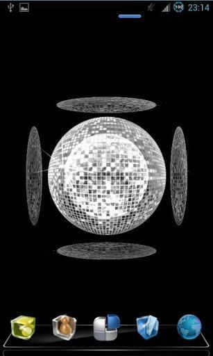Bigger Disco Ball Live Wallpaper For Android Screenshot