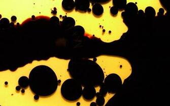 Black And Yellow Splatter Wallpaper