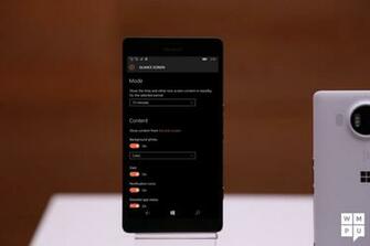 Lumia 950xl Supporto Di Glance Con Background Colorati