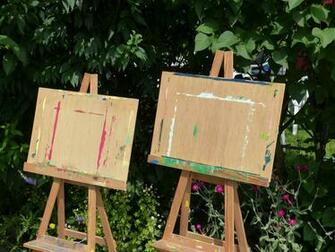 Wooden Easel Boards Image