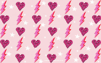 Cute Valentine S Day Wallpaper Ideas Leopard Heart Glitter