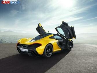 Mclaren P1 Doors Open Rear Wallpaper iPad