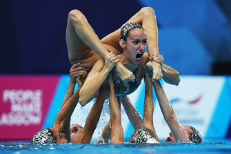 Synchronized Swimming Olympics Sports Wallpaper