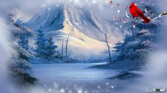Winter Scene Desktop Background Wallpaper