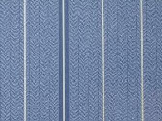 Chevron Design Wallpaper With An Over Stripe In Blue And Silver