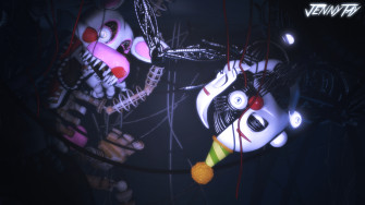Mangle And Ennard By Jennytay Visual Art