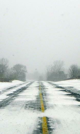 Winter Road Nexus Wallpaper