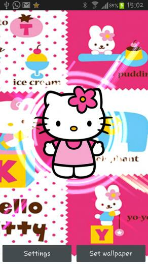 Hello Kitty Live Wallpaper Screenshot