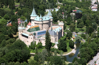 Landscape Surrounding Bojnice Castle Desktop Ksa35y4vjxzn8yut Wallpaper
