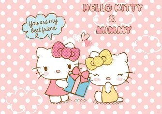 Hello Kitty Wall Paper Mural Buy At Europosters
