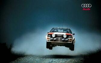 White And Orange Audi Car Quattro Rally Cars Sports