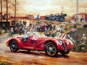Automotive Art Vintage Cars Antique Classic