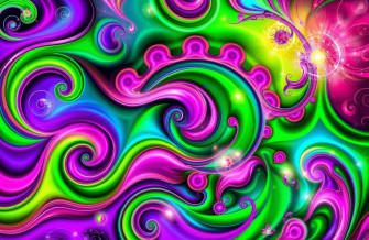 Psychedelic Weed Wallpaper