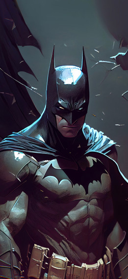 Dc Batman Art Wallpaper Aesthetic iPhone
