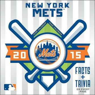 Sports Baseball New York Mets Desk Calendar