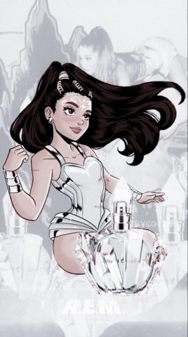 Drawing By Ig StecHDraws Ariana Grande Poster