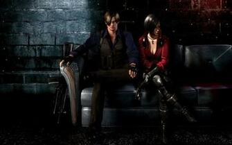 Resident Evil Men Ada Wong Leon S Kennedy Sofa Two