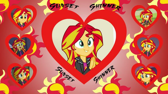 Sunset Shimmer Wallpaper By Rainz05