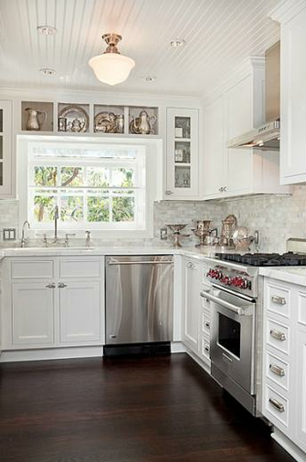 Beadboard Kitchen Ceiling Transitional Elisabeth Weinstock