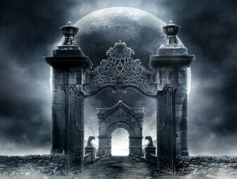 Gothic Gate Computer Wallpaper Desktop Background Id