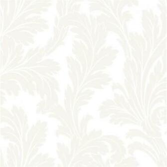 White Damask Wallpaper