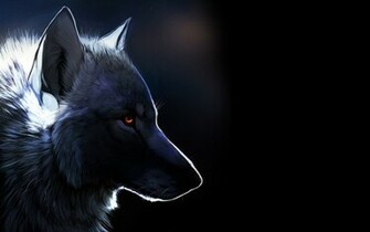 Red Eyed Black Wolf Pictures In High Definition Or Widescreen